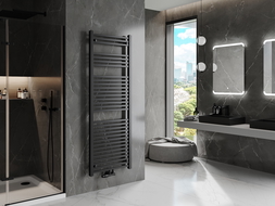 Mexen Pluton badkamer radiator 1700 x 600 mm, 991 W, zwart - W106-1700-600-00-70