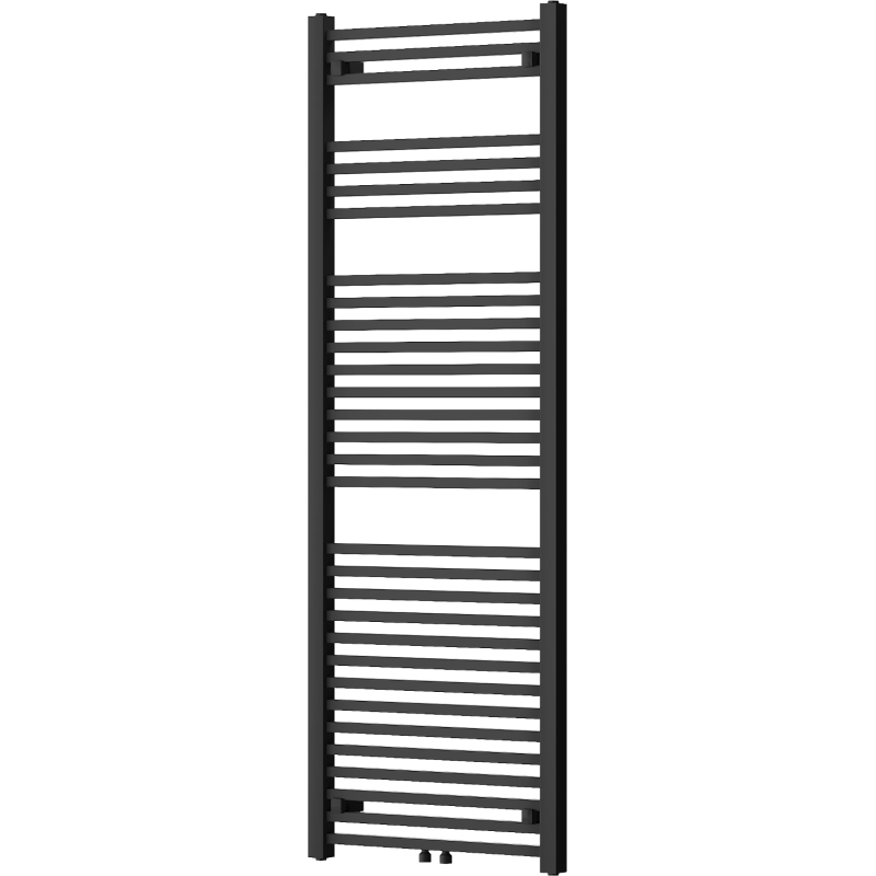 Mexen Pluton badkamer radiator 1700 x 600 mm, 991 W, zwart - W106-1700-600-00-70