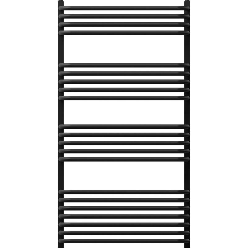 Mexen Apollo badkamer radiator 1210 x 650 mm, 713 W, zwart - W117-1210-650-00-70