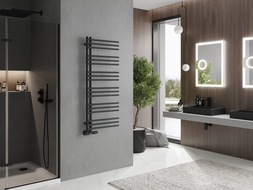 Mexen Neptun decoratieve badkamer radiator 1200 x 500 mm, 456 W, antraciet - W101-1200-500-00-66