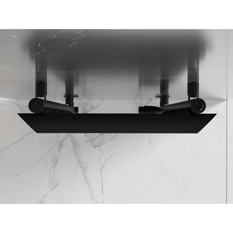 Mexen Akan radiador de baño 1080 x 500 mm, 784 W, negro - W121-1080-500-00-70