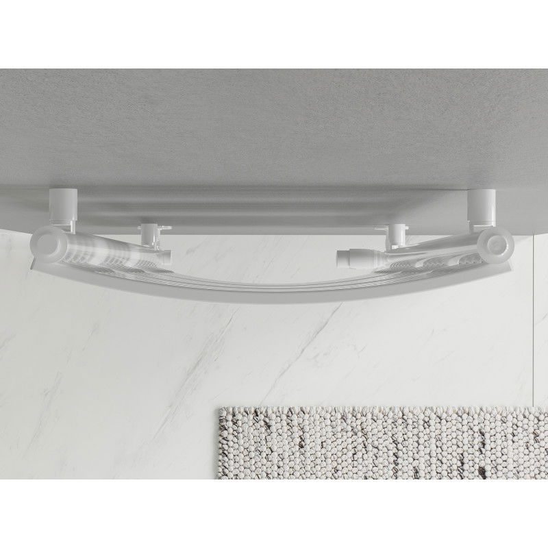 Mexen Bachus Buedzëmmer Heizkierper 1200 x 500 mm, 619 W, wäiss - W109-1200-500-00-20