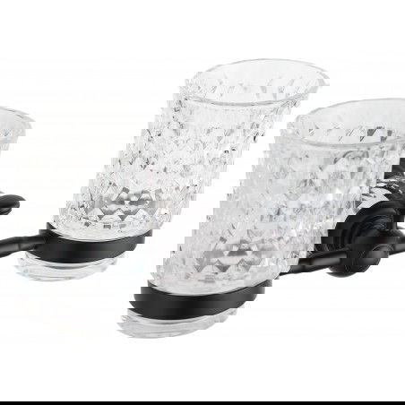 Mexen Estela dvojni lonček za ščetke, črn - 7011552-70