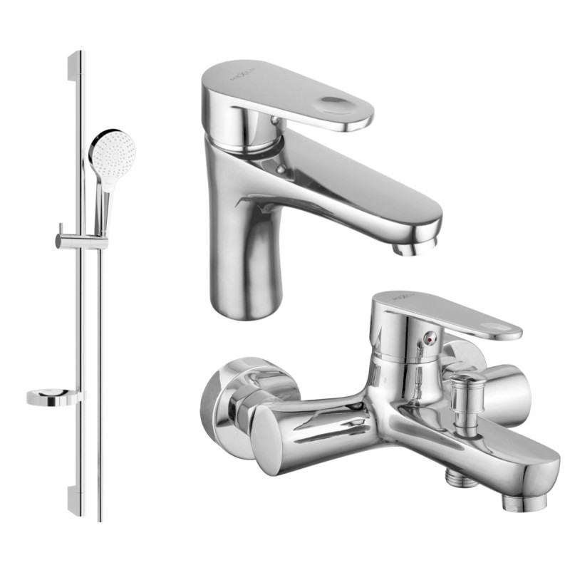 Mexen Kama DS05 vannikomplekt, kroom - 72503DS05-00