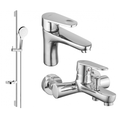 Mexen Kama DS05 Buedkierper Set, Chrom - 72503DS05-00