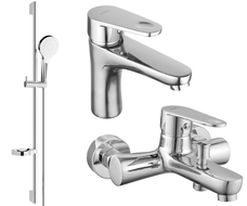 Mexen Kama DS05 ensemble de bain, chrome - 72503DS05-00