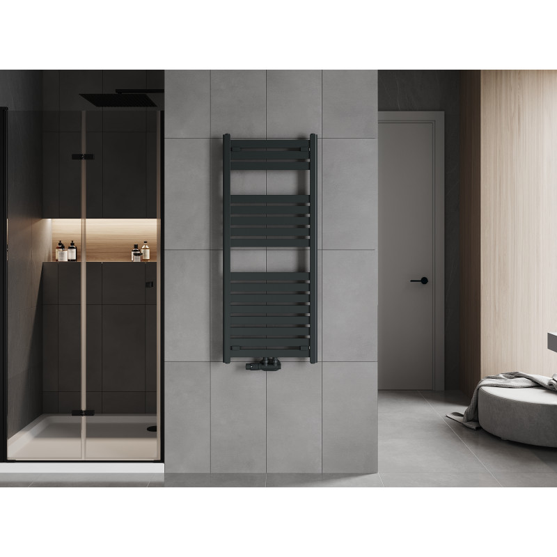 Mexen Uran badkamerradiator 1200 x 500 mm, 534 W, antraciet - W105-1200-500-00-66
