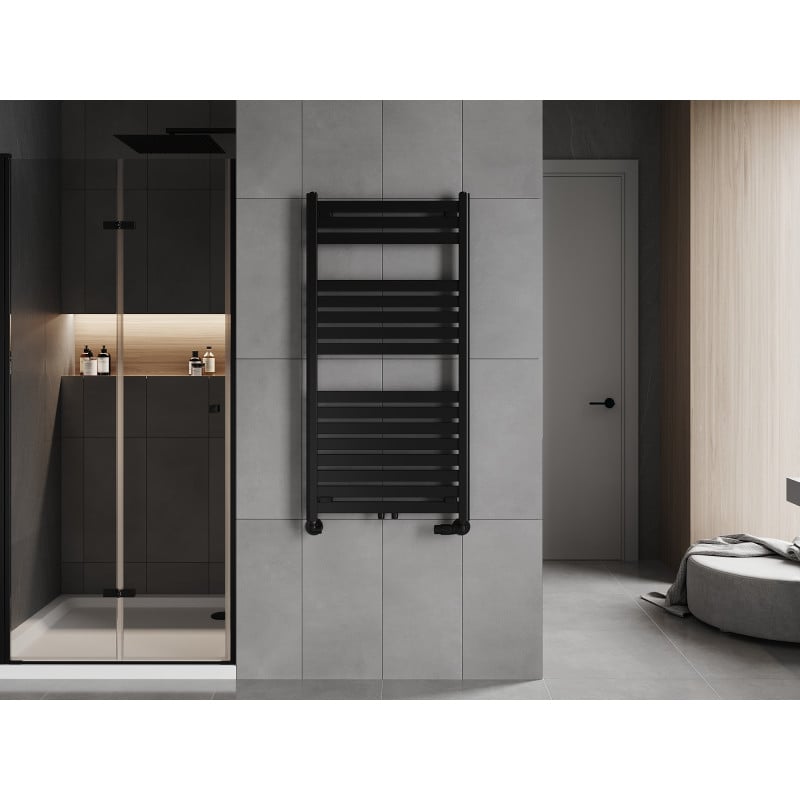Mexen Uran radiador de baño 1200 x 600 mm, 623 W, negro - W105-1200-600-00-70