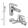 Mexen Kama DS75 Badewannenset, Chrom - 72503DS75-00