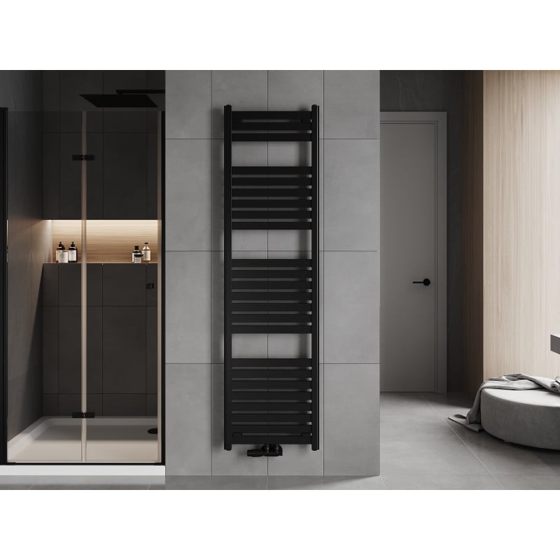 Mexen Uran kylpyhuoneradiaattori 1800 x 500 mm, 801 W, musta - W105-1800-500-00-70