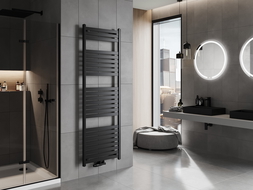 Mexen Uran Badheizkörper 1800 x 600 mm, 934 W, schwarz - W105-1800-600-00-70