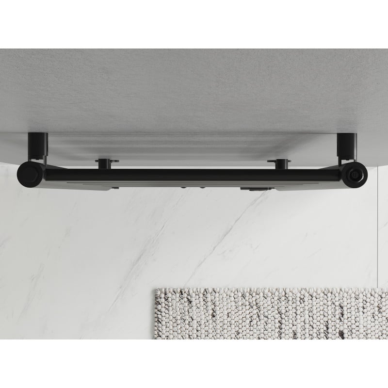 Mexen Yodo radiador de baño 1200 x 500 mm, 382 W, negro - W113-1200-500-00-70