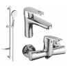 Mexen Kama DF05 Duschset, Chrom - 72504DF05-00