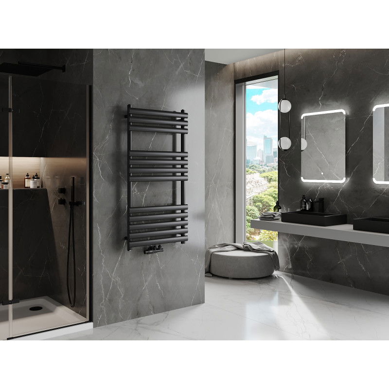 Mexen Jowisz radiateur de salle de bains 1200 x 600 mm, 594 W, noir - W107-1200-600-00-70