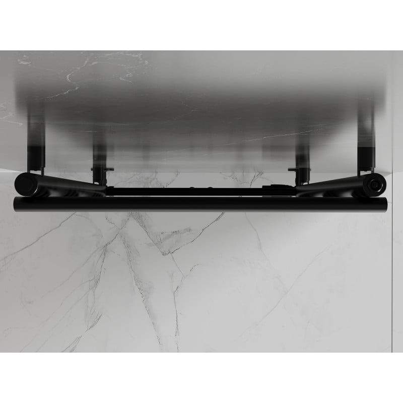 Mexen Jowisz badrumselement 1200 x 600 mm, 594 W, svart - W107-1200-600-00-70