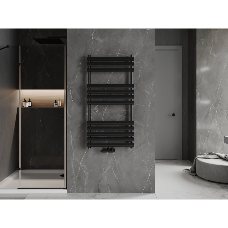 Mexen Jowisz bathroom radiator 1200 x 600 mm, 594 W, black - W107-1200-600-00-70