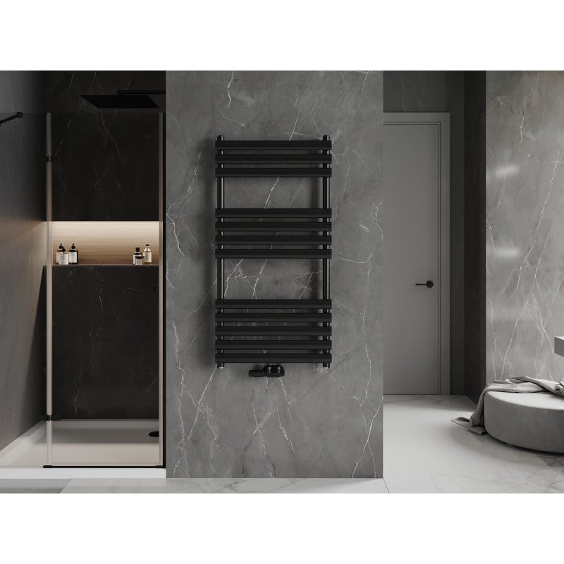 Mexen Jowisz radiador de baño 1200 x 600 mm, 594 W, negro - W107-1200-600-00-70