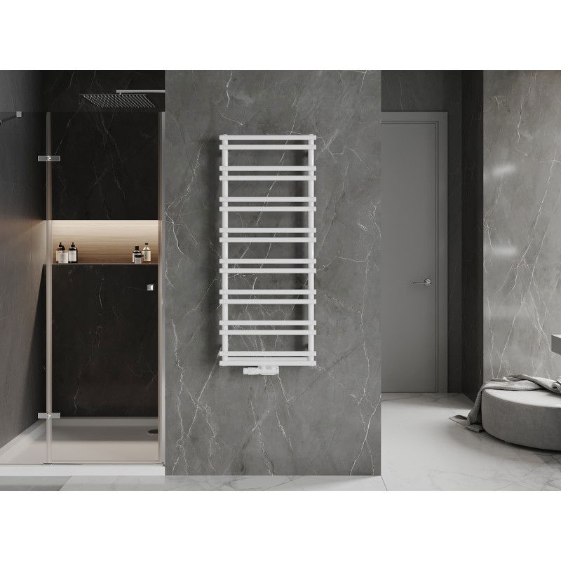 Mexen Saturn radiador de casa de banho 1200 x 500 mm, 409 W, branco - W108-1200-500-00-20