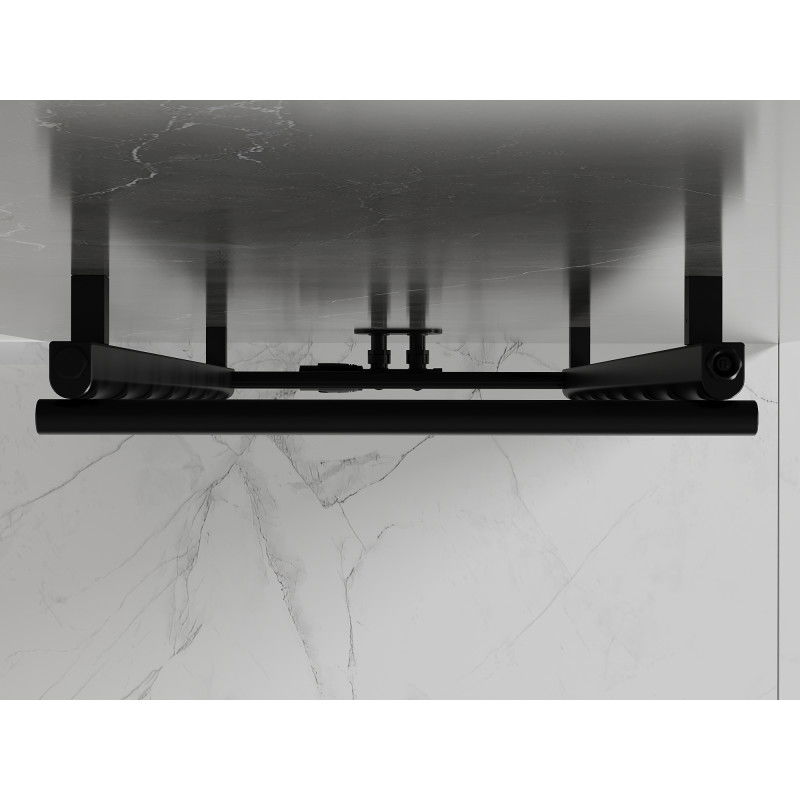 Mexen Saturn badkamer radiator 1200 x 500 mm, 409 W, zwart - W108-1200-500-00-70