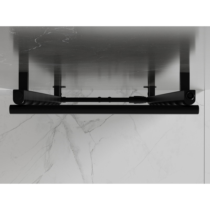 Mexen Saturn vannitoa radiaator 1200 x 500 mm, 409 W, must - W108-1200-500-00-70