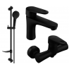 Mexen Kama DF05 ensemble de douche noir - 72504DF05-70