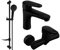 Mexen Kama DF05 ensemble de douche noir - 72504DF05-70