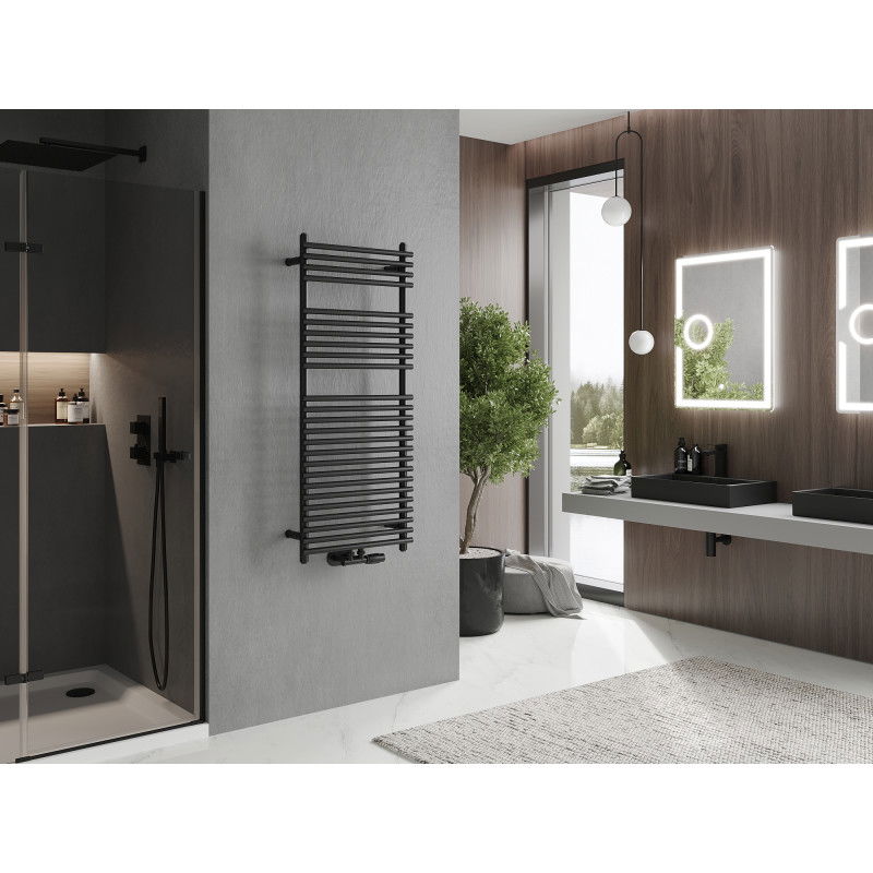 Mexen Sol kopalniški radiator 1200 x 500 mm, 569 W, črn - W125-1200-500-00-70