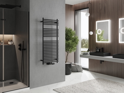 Mexen Sol badkamer radiator 1200 x 500 mm, 569 W, zwart - W125-1200-500-00-70