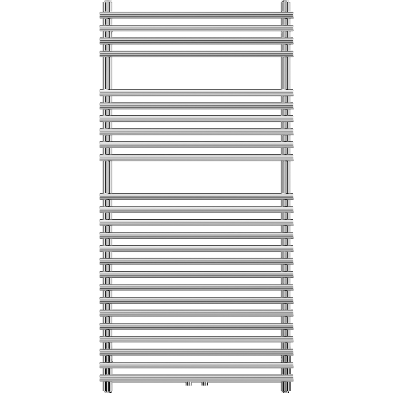 Mexen Sol kopalniški radiator 1200 x 600 mm, 520 W, krom - W125-1200-600-00-01