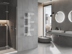 Mexen Jari decoratieve badkamerradiator 1005 x 550 mm, 339 W, wit - W115-1005-550-00-20
