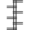 Mexen Jari dekorativer Badezimmerheizkörper 1005 x 550 mm, 339 W, schwarz - W115-1005-550-00-70