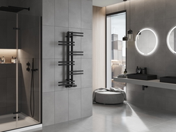 Mexen Jari decoratieve badkamer radiator 1005 x 550 mm, 339 W, zwart - W115-1005-550-00-70