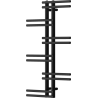Mexen Jari dekorativni kupaonski radijator 1005 x 550 mm, 339 W, crni - W115-1005-550-00-70