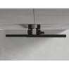 Mexen Jari dekorativni kupaonski radijator 1005 x 550 mm, 339 W, crni - W115-1005-550-00-70
