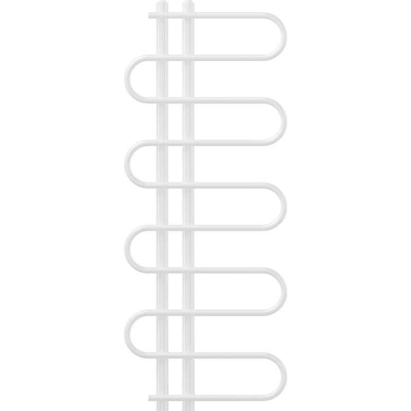 Mexen Kiso decorative bathroom radiator 1250 x 500 mm, 256 W, white - W114-1250-500-00-20