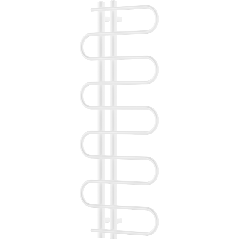 Mexen Kiso dekorativen Buedzëmmer-Heizkierper 1250 x 500 mm, 256 W, wäiss - W114-1250-500-00-20