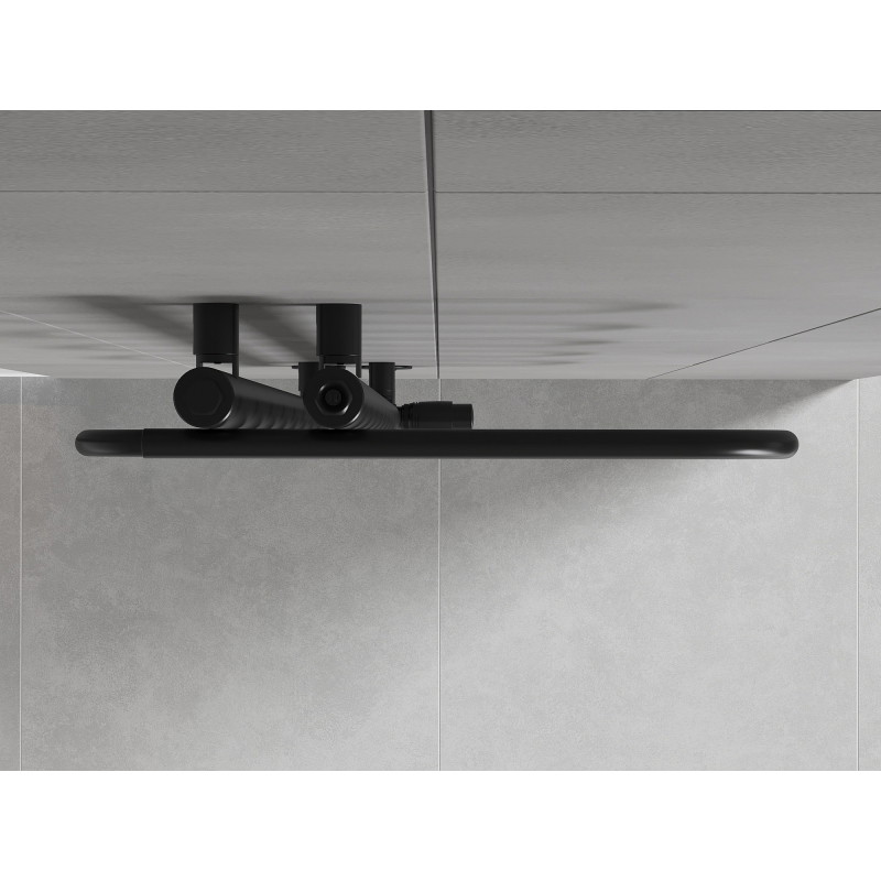 Mexen Kiso grzejnik łazienkowy dekoracyjny 1250 x 500 mm, 256 W, czarny - W114-1250-500-00-70