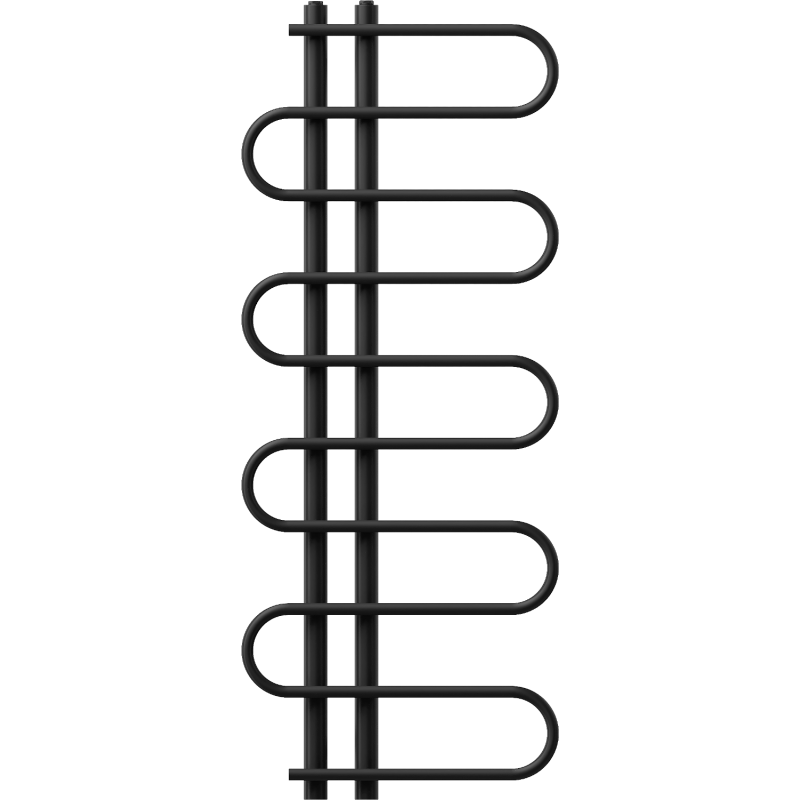 Mexen Kiso decorative bathroom radiator 1250 x 500 mm, 256 W, black - W114-1250-500-00-70