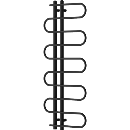 Mexen Kiso grzejnik łazienkowy dekoracyjny 1250 x 500 mm, 256 W, czarny - W114-1250-500-00-70