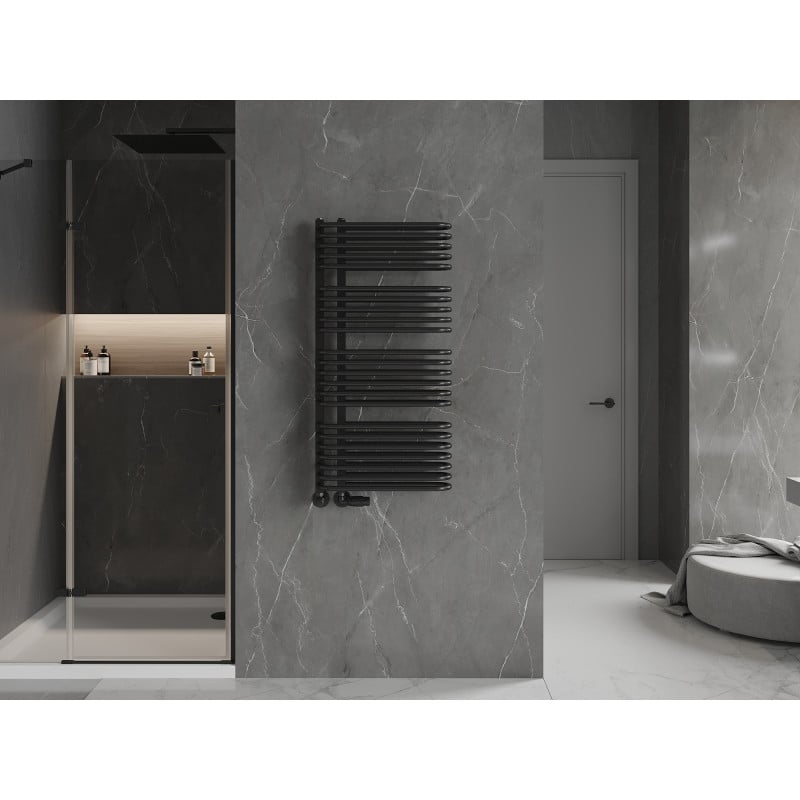 Mexen Amor toallero calefactor 1000 x 500 mm, 809 W, negro - W120-1000-500-00-70