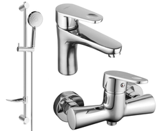 Mexen Kama DF75 ensemble de douche, chromé - 72504DF75-00
