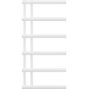 Mexen Jukon grzejnik łazienkowy dekoracyjny 988 x 500 mm, 461 W, biały - W116-0988-500-00-20