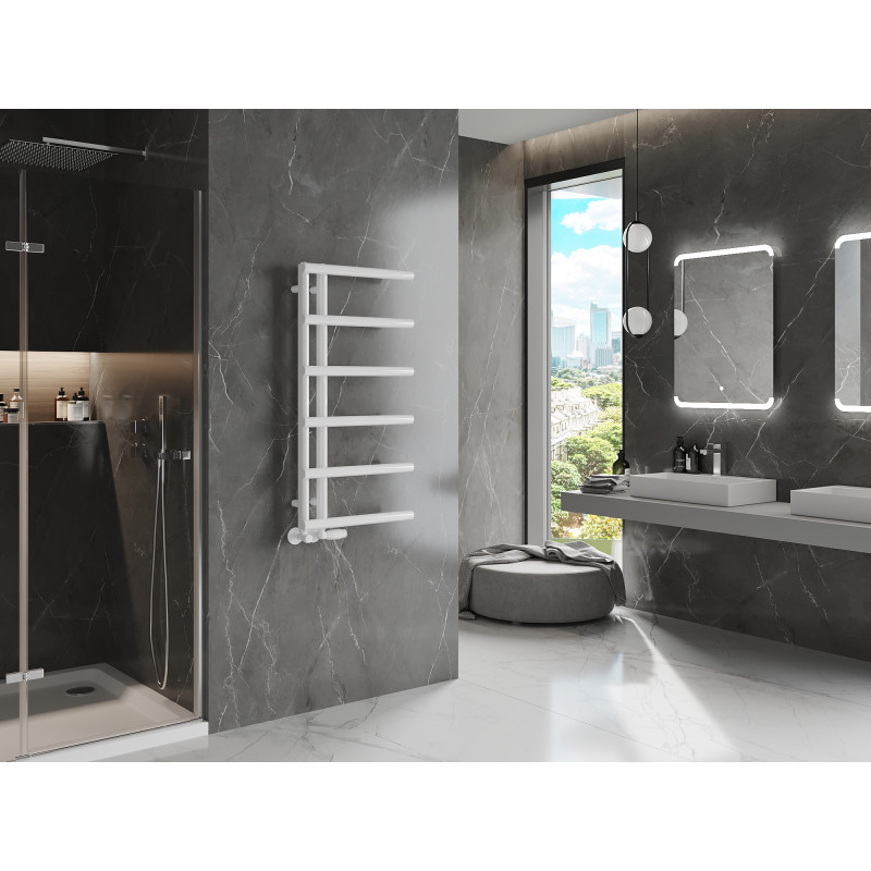 Mexen Jukon radiador de baño decorativo 988 x 500 mm, 461 W, blanco - W116-0988-500-00-20