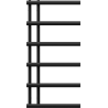 Mexen Jukon dekoratiivne vannitoa radiaator 988 x 500 mm, 461 W, must - W116-0988-500-00-70