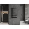 Mexen Jukon dekorativni kupaonski radijator 988 x 500 mm, 461 W, crni - W116-0988-500-00-70