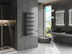 Mexen Jukon decoratieve badkamer verwarmingsradiator 988 x 500 mm, 461 W, zwart - W116-0988-500-00-70