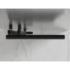 Mexen Jukon dekorativni kupaonski radijator 988 x 500 mm, 461 W, crni - W116-0988-500-00-70