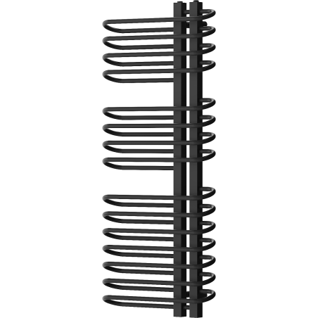 Mexen Ops badkamerradiator 1300 x 550 mm, 694 W, zwart - W122-1300-550-00-70