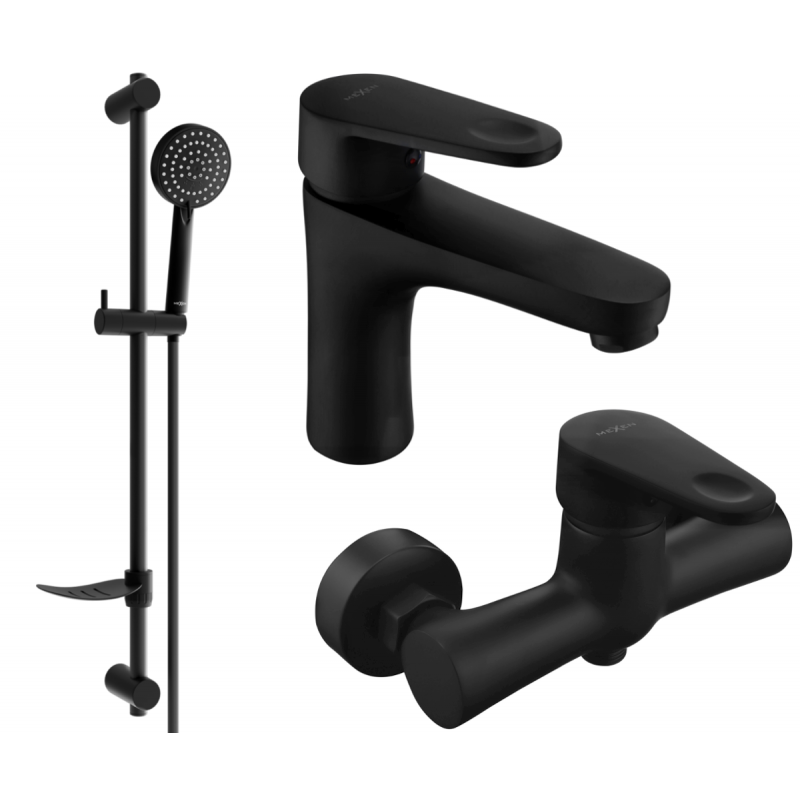 Mexen Kama DF75 conjunto de ducha, negro - 72504DF75-70