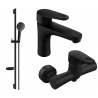 Mexen Kama DS05 set za tuširanje, crni - 72504DS05-70